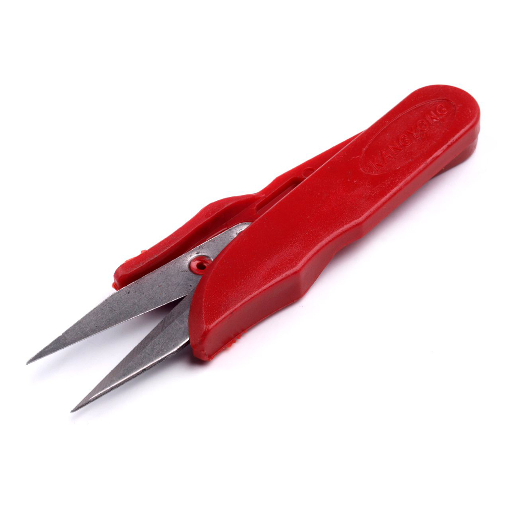 Fadenschere - 11 cm - Rot mit Kunststoffgriff