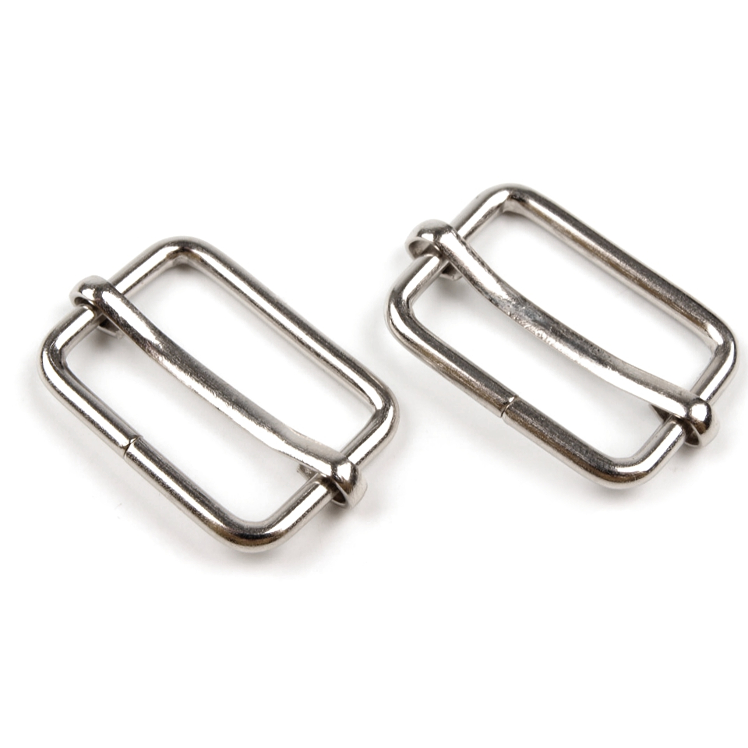 5x Durchzug mit Verkürzer - 13x20 mm - Silberfarben