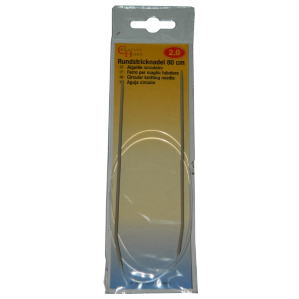 Rundstricknadeln Set 2,0 bis 10,0 - 12 Nadeln