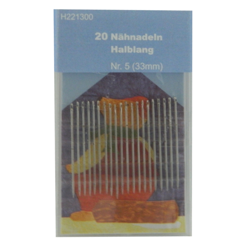 20 Nähnadeln - halblang - Nr. 5