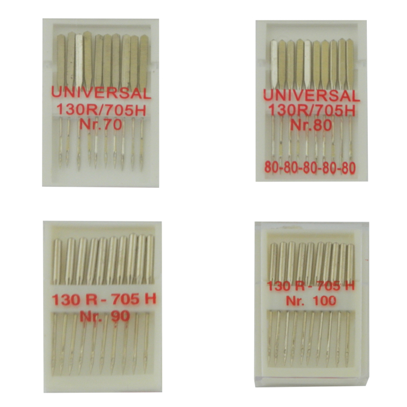 40 Universalnadeln - je 10x: 70 / 80 / 90 & 100